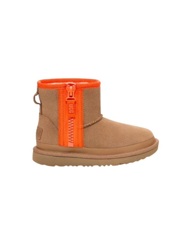 UGG K Classic MIni Zipper Tape Logo 1143699K Chesnut