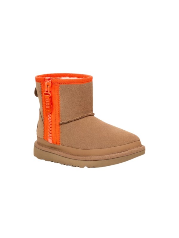 UGG K Classic MIni Zipper Tape Logo 1143699K Chesnut