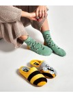 Pack Zapatillas de Casa y Calcetines Marpen 450 Abeja Amarillo