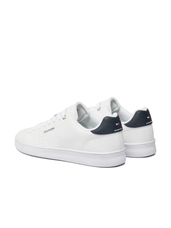 Deportivo Tommy Hilfiger Court Cupsole Leather 05038 Blanco