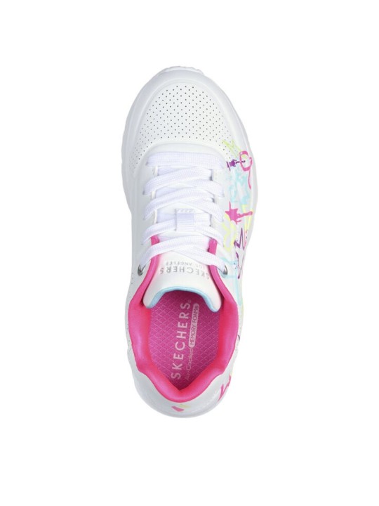 Deportivo Skechers Uno Lite 310391L Blanco Multi