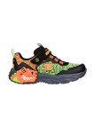 Deportivo Skechers Saurus Dino Luces 400615L Negro Naranja