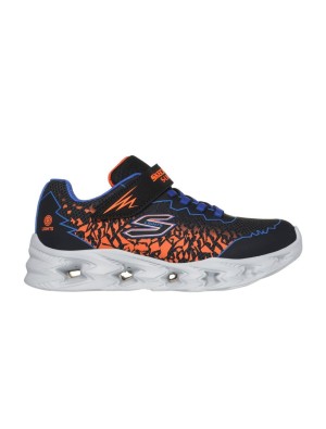 Deportivo Skechers Vortex 2.0 Luces 400603L Negro Naranja