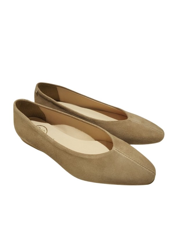 Bailarina Foos PAz 03 Serraje Beige