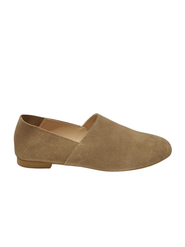 Zapato Plano Foos Mipla 02 Serraje Beige