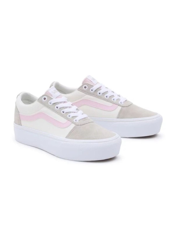 Zapatilla Vans Ward Plataform Beige