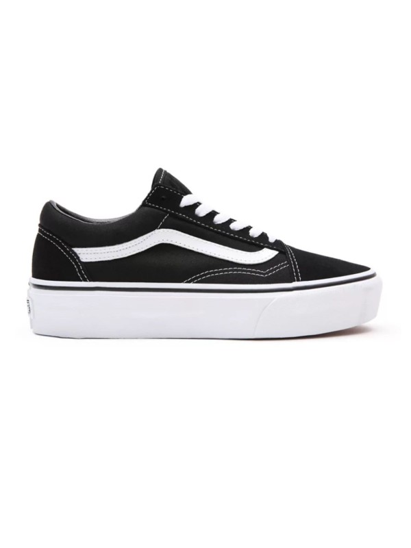 Zapatilla Vans Ward Platform Junior Negro