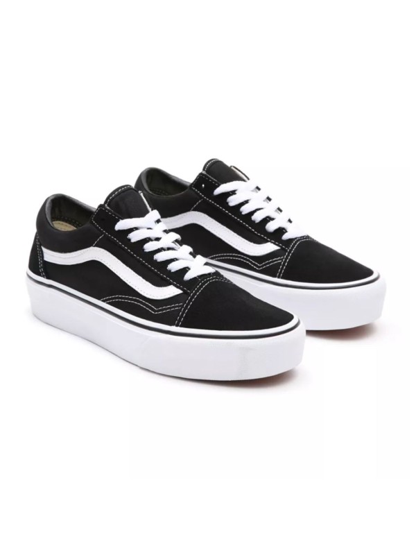 Zapatilla Vans Ward Platform Junior Negro