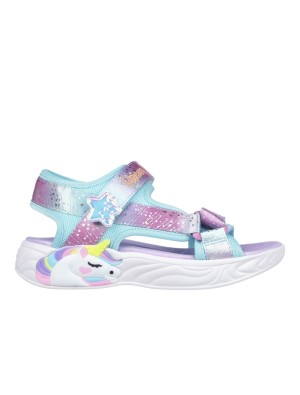 Sandalia Skechers Unicornio Luces 302682L Multi