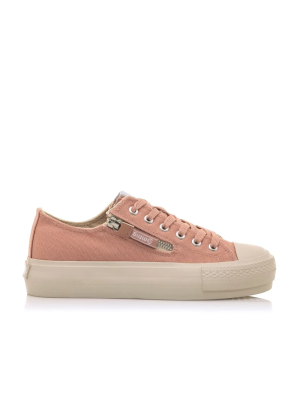 Zapatilla Lona Mustang 60418 Rosa