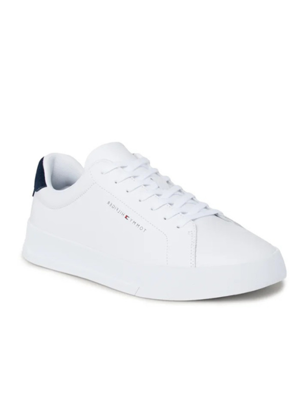 Deportivo Tommy Hilfiger TH Court Leather 04971 Blanco