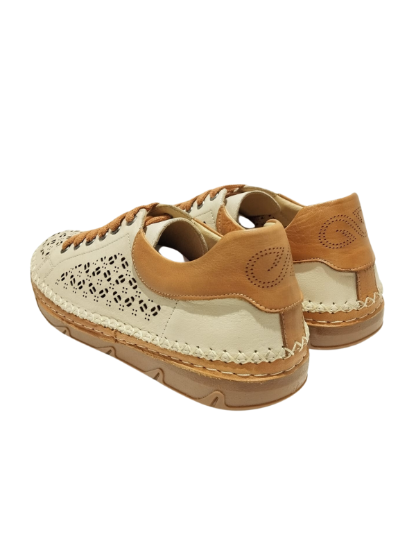 Sneaker 48Horas 413601 Beige Cuero