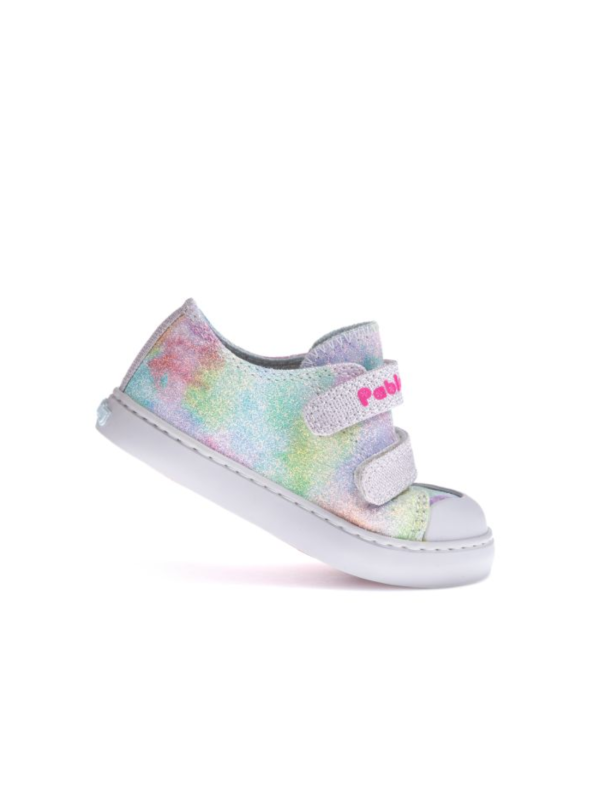 Zapatilla Lona Pablosky 9755530 Glitter Malva