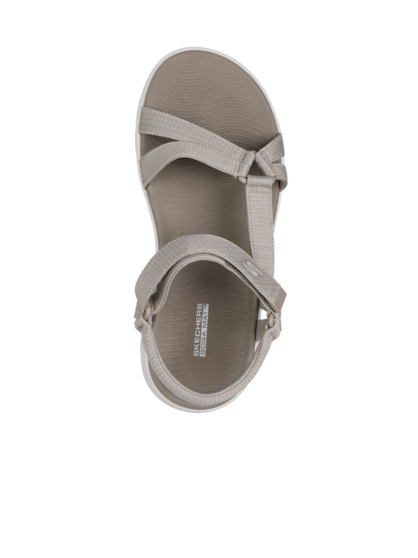 Sandalia Skechers Go Walk Flex 141451 Taupe