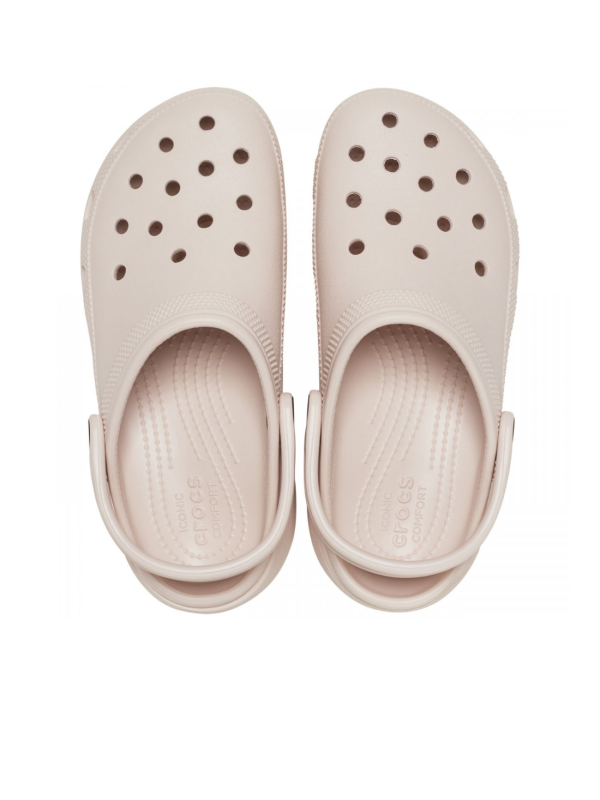 Zueco Crocs Classic Platform Clog W 206750 Bone