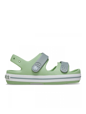 Sandalia Crocs Crocband Sandal T 209424 Fair Green Dusty Grey