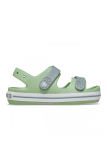 Sandalia Crocs Crocband Sandal T 209424 Fair Green Dusty Grey