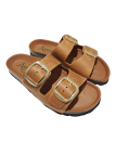 Sandalia Bio Hebillas Autenti 0747 Piel Marron