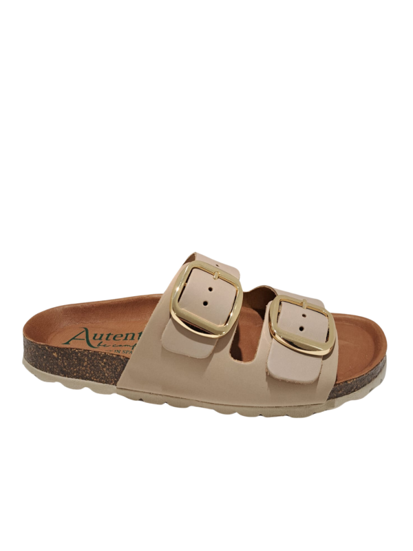 Sandalia Bio Hebillas Autenti 0747 Piel Topo