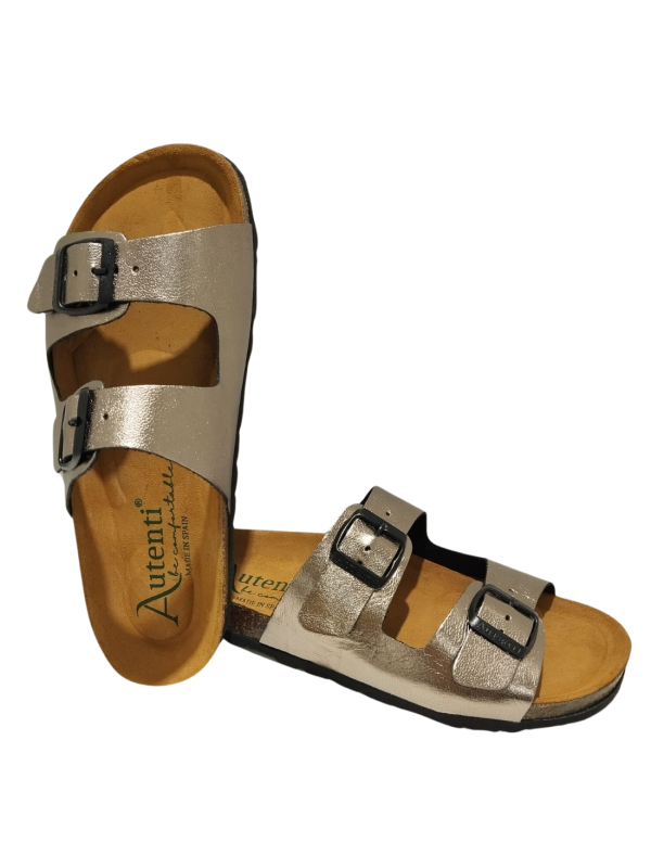 Sandalia Bio Autenti 11096 Plomo