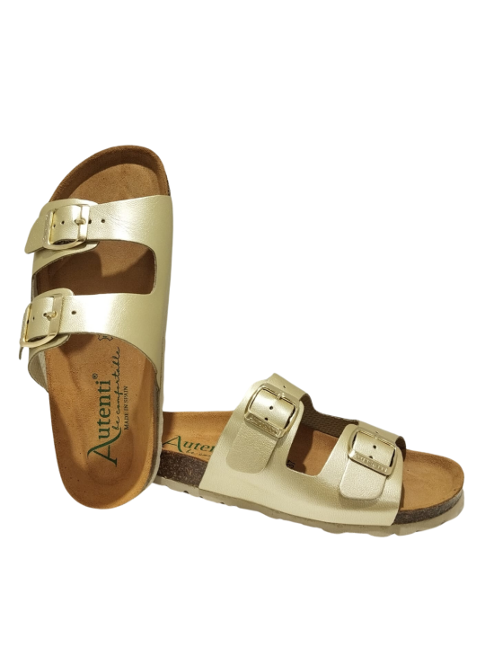 Sandalia Bio Autenti 11096 Oro