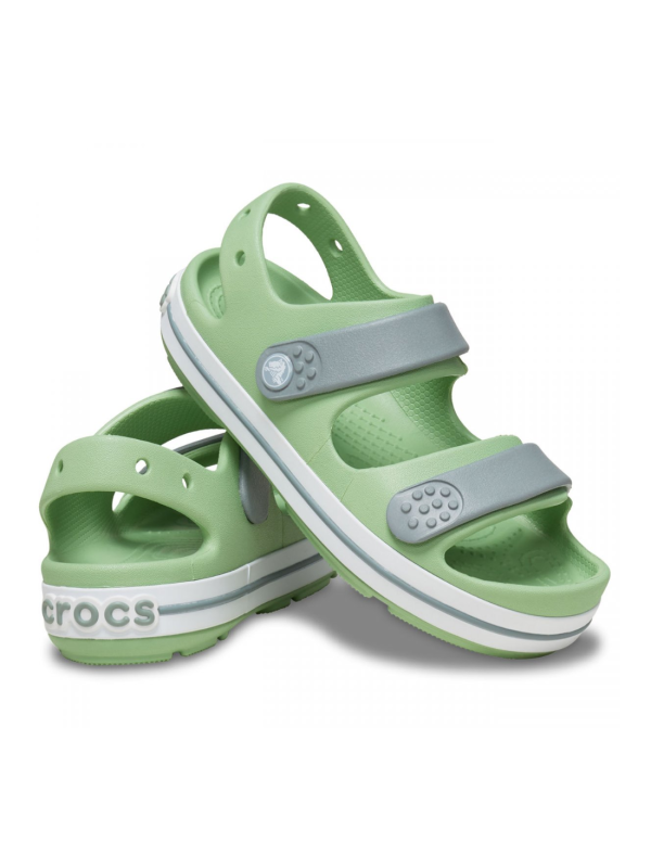 Sandalia Crocs Crocband Sandal K 209423 Fair Green Dusty Green