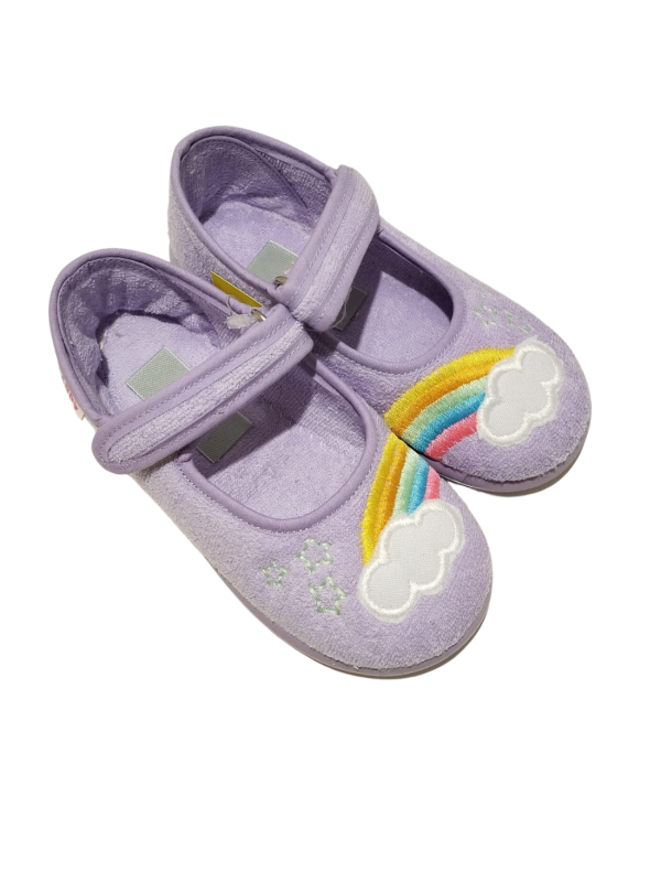 Zapatilla De Casa Zapy AG10104 Arcoiris Lila