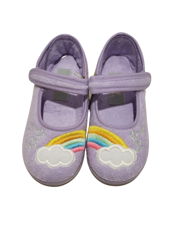 Zapatilla De Casa Zapy AG10104 Arcoiris Lila