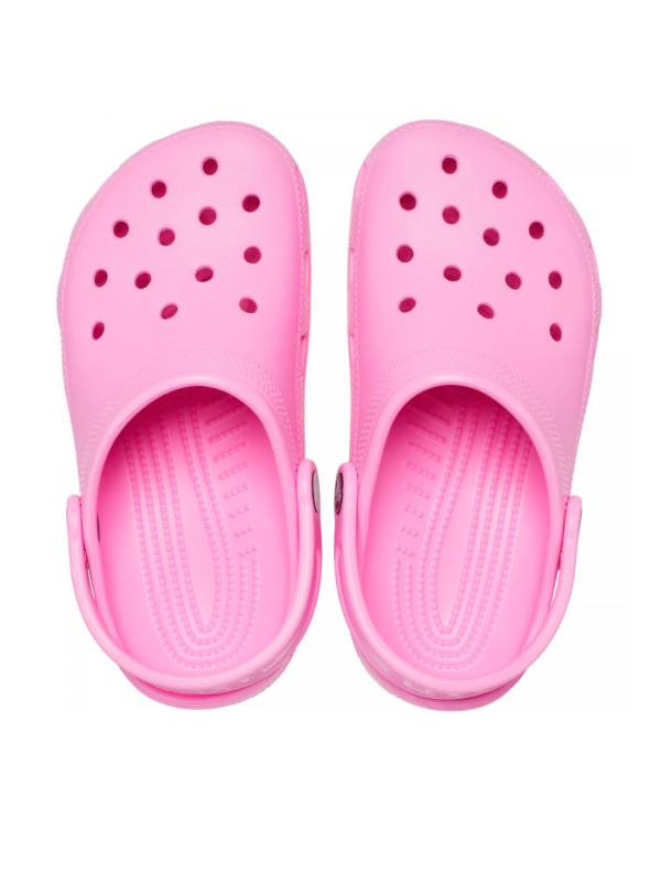 Zueco Crocs Classic Colg T 206990 Taffy Pink