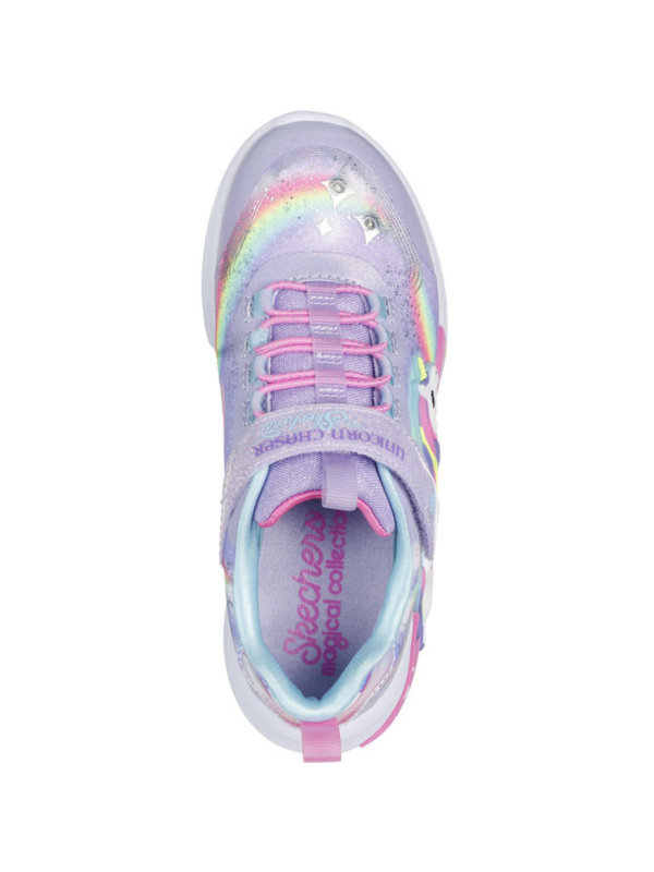 Deportivo Skechers Unicornio Luces 302298L Lavanda Multi