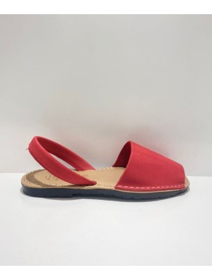 Menorquina Bnk 21000 Nobuck Rojo