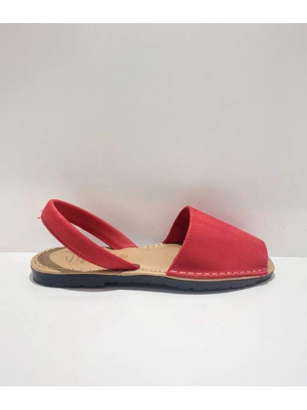 Menorquina Bnk 21000 Nobuck Rojo