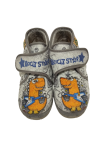 Zapatilla Casa Zapy AH77928 Dinosaurio Gris