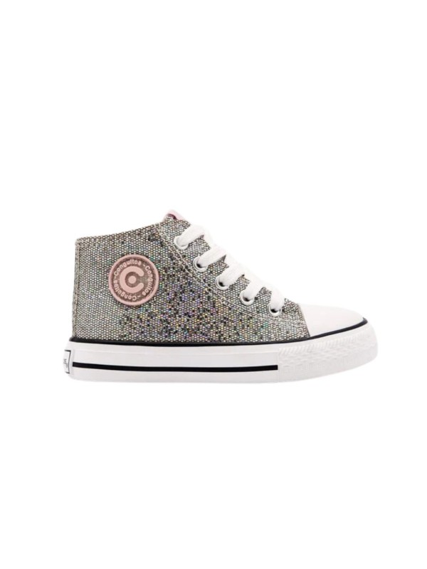 Zapatilla Altas Conguitos COSH283043 Glitter Plata