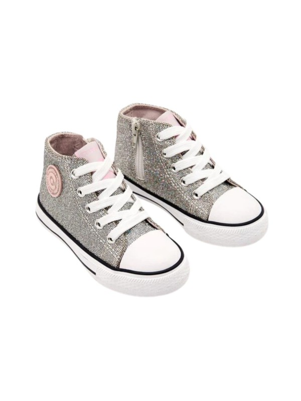 Zapatilla Altas Conguitos COSH283043 Glitter Plata