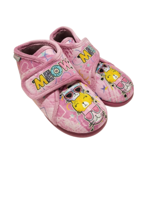 Zapatilla Casa Zapy AH10103 Gatos Rosa