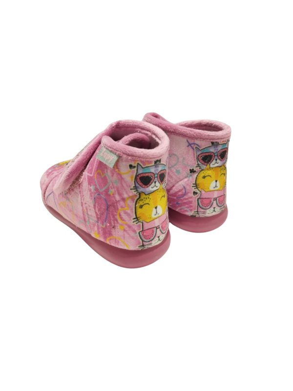 Zapatilla Casa Zapy AH10103 Gatos Rosa