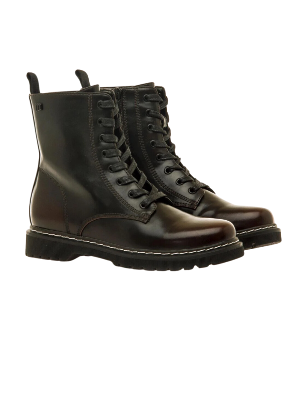 Botin Militar Mustang 54164 Burdeos