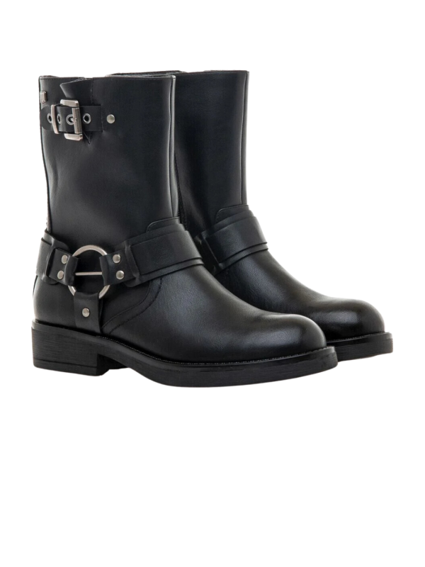 Bota Biker Mustang 59833 Negro