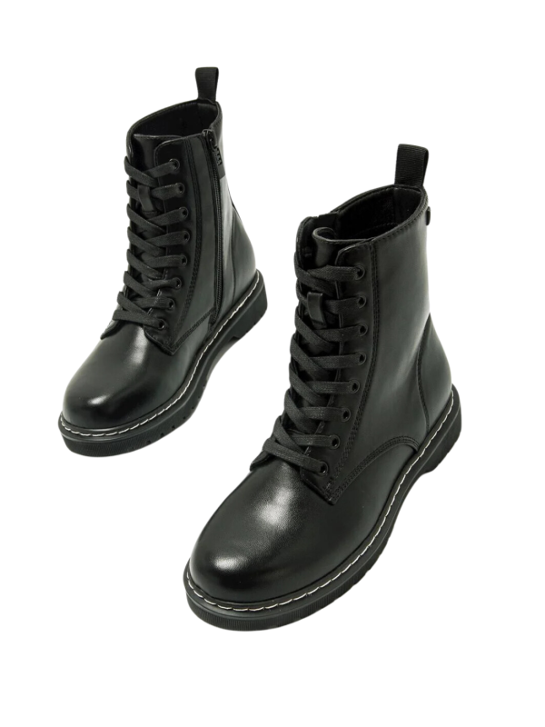 Botin Militar Mustang 54164 Negro