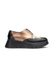 Mocasin Wonders Racer C-7313 Negro Beige