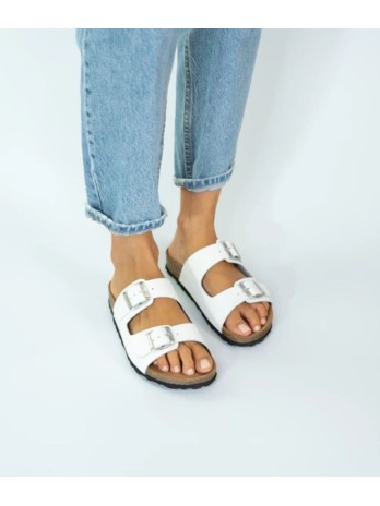 Sandalia Bio Autenti 11096 Blanco