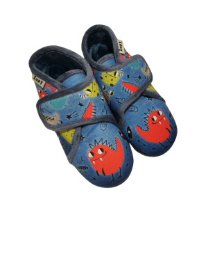 Zapatilla Casa Zapy AH11027 Monstruos Azul