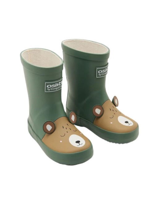 Botas de Agua Conguitos OSSH112001 Osito Verde