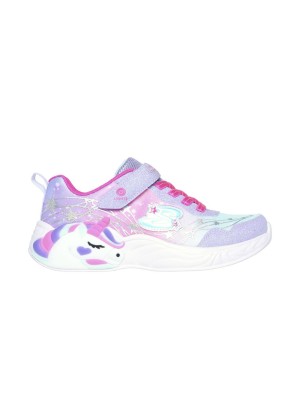 Deportivo Skechers Unicornio Luces 302299L Rosa