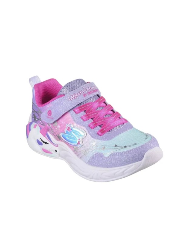 Deportivo Skechers Unicornio Luces 302299L Rosa