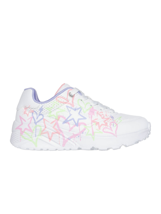 Deportivo Skechers Uno Lite 310391L Blanco Multi