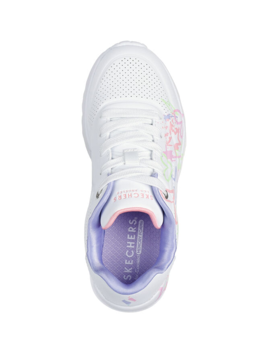 Deportivo Skechers Uno Lite 310391L Blanco Multi