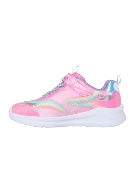 Deportivo Skechers Unicornio Luces 302298L Rosa Multi