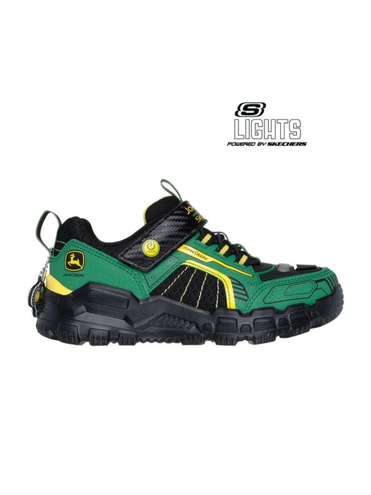 Deportivo Luces Skechers John Deere 407061L Verde